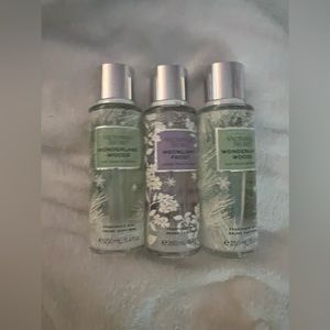 3 Victoria’s secret Mists  and 1 Lotion